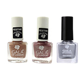 Gala of London Mini Nail Polish Combo 4 S60, S59, S18